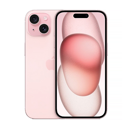 iPhone 15 A3090 / 512GB / 6GB RAM / 6.1" 48 + 12MP / 12MP - Pink (rosa) / Anatel