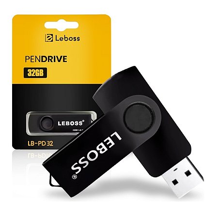 PenDrive 32GB Leboss LB-PD32 - Preto