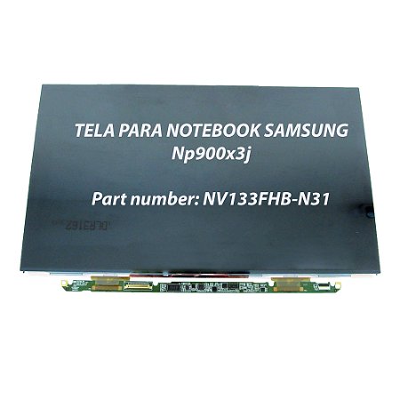 Tela para Notebook Samsung 13.3 Np900x3l Np900x3j Np900x3n Np900x3h