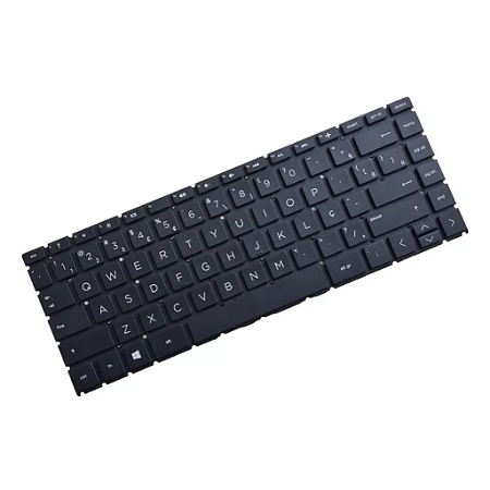 Teclado Compatível Notebook HP 240 G7 Abnt2 Preto