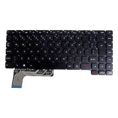Teclado Compatível Notebook Positivo Motion Q464c Preto