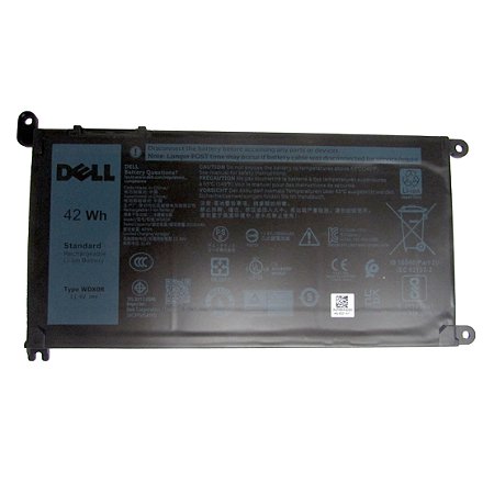 Bateria Notebook Dell Inspiron WDX0R 42Wh  (Forma de envio, somente via PAC, não escolha Sedex)