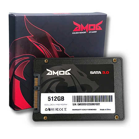 SSD Gamer 512Gb 2.5 Sata3 Golden Memory GMOG512S3