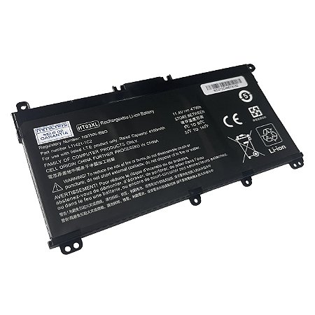 Bateria Compatível para Notebook HP 14 Séries 15 Séries 15-CS - HT03XL (Forma de envio, somente via PAC, não escolha Sedex)