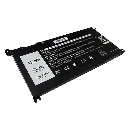 Bateria Notebook Compatível Dell Part Number WDX0R - 42wh (Forma de envio, somente via PAC, não escolha Sedex)