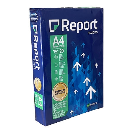 Papel A4 Branco Sulfite Premium 500 Folhas Ofício - Report