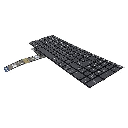 Teclado para Notebok Compatível Lenovo V15 G2-itl 82kb 82me 82me0000br Cinza Português-Br