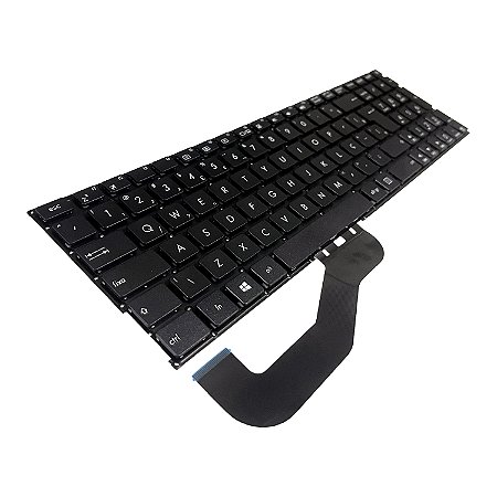 Teclado Para Notebook Compatível Asus Vivobook X543n X543m X543u X540u Preto Português Brasil