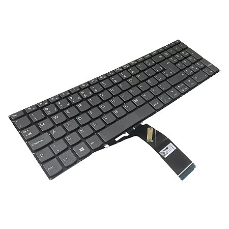 Teclado Notebook Compatível Lenovo Ideapad 3i-15IML05 82BS0006BR - Sem Iluminação