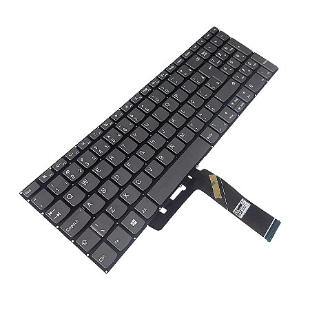 Teclado Notebook Compatível Lenovo Ideapad 3i-15IML05 82BS0006BR - Sem Iluminação