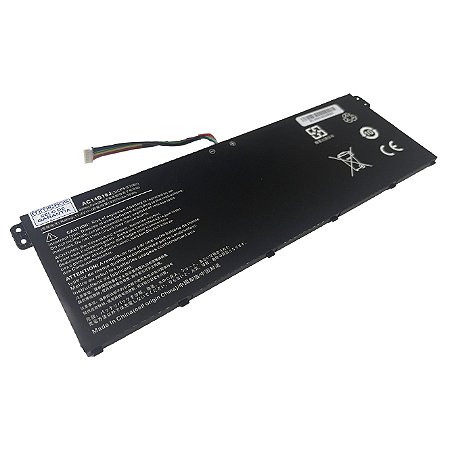 Bateria para notebook Compatível Ac14b18j 3ipc5/57/81 Para Acer Aspire 3 A315-54-54b1 (Forma de envio, somente via PAC, não escolha Sedex)