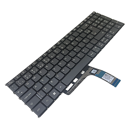 Teclado Compatível Notebook Lenovo Ideapad Slim 3i 15irh10 sem iluminação