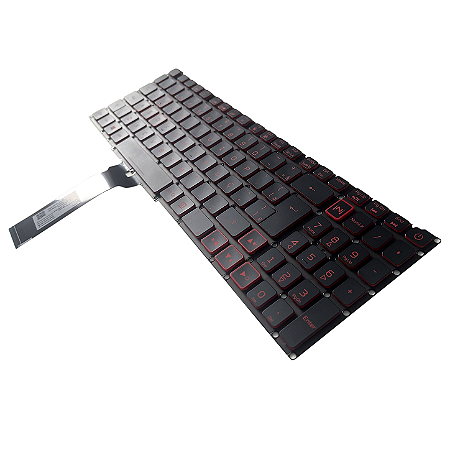 Teclado Notebook Compatível Acer Nitro 5 AN515-43 AN517-52 Iluminado