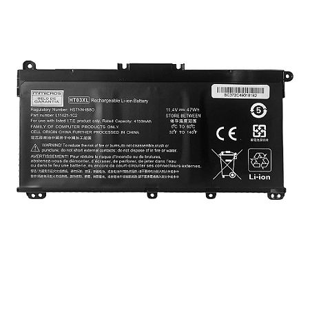 Bateria para Notebook Compatível HP 14 Séries 15 Séries 15-CS - HT03XL (Forma de envio, somente via PAC, não escolha Sedex)