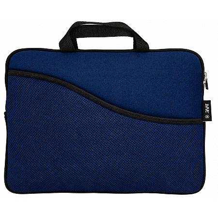 Case Para Notebook 14,1" Com Alça e Bolso Externo (em Onda) Benatti - azul