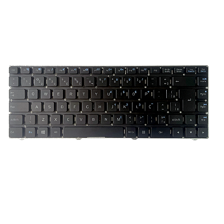 Teclado para Notebook Compatível Positivo Stilo XC3620 ABNT2 Preto