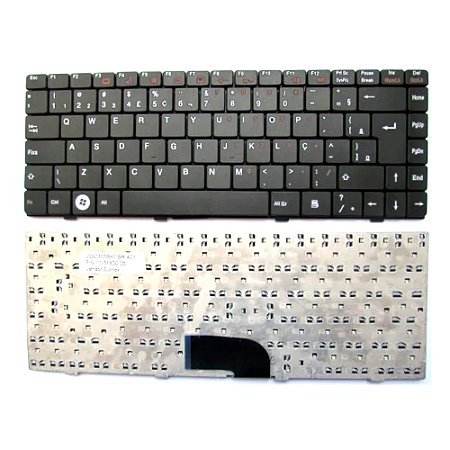 Teclado Compatível Notebook Itautec W7410 W7415 V092305bk1 71-31800-05 Br ( Ç )