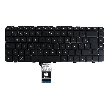 Teclado Compatível Notebook Hp Dv5-2000 Dm4 Series Com Ç Sem Frame