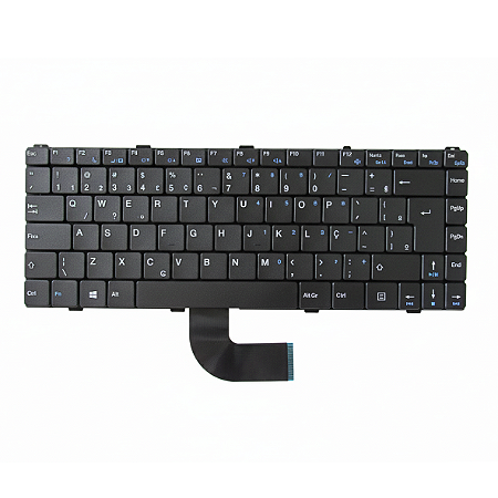 Teclado Notebook Ibyte Fly Active 5 6 7 V092302ak1 Pk130cf3a44 Sg-37400-40a Brasint BL10