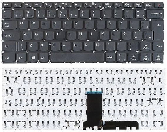 Teclado Notebook Lenovo Ideapad 110-14ibr 110-14isk Com Ç - Mmicros  Soluções Tecnológicas