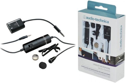 Microfone Condensador de Lapela Audio-Technica ATR3350 - Original