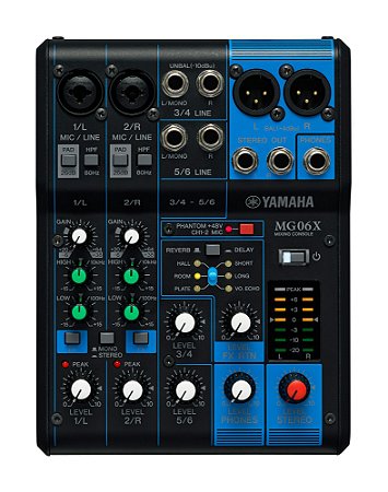 MG06X Yamaha Mesa de Som, original, nova , lacrada, 1 ano garantia