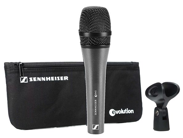 Microfone Dinâmico Super Cardióide Sennheiser E845