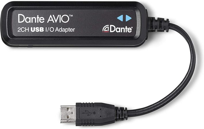 Audinate Dante AVIO 2x2 USB Adaptador I/O Audio Network