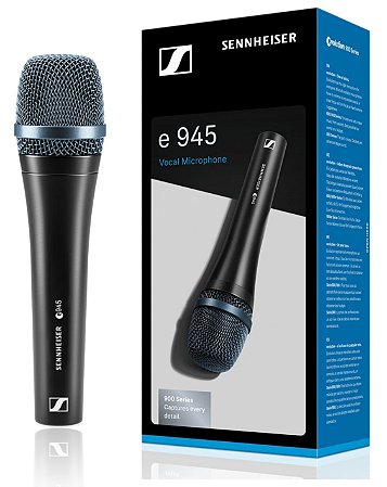 E945 Sennheiser Microfone Original Novo Lacrado Garantia 2 anos