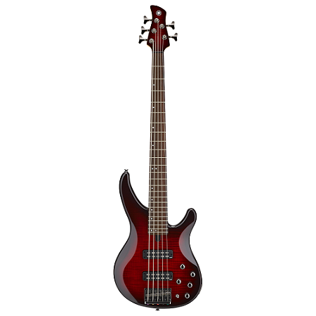 TRBX605FM Yamaha Contrabaixo 5 Cordas Dark Red Burst Novo Lacrado Gar 1 ano