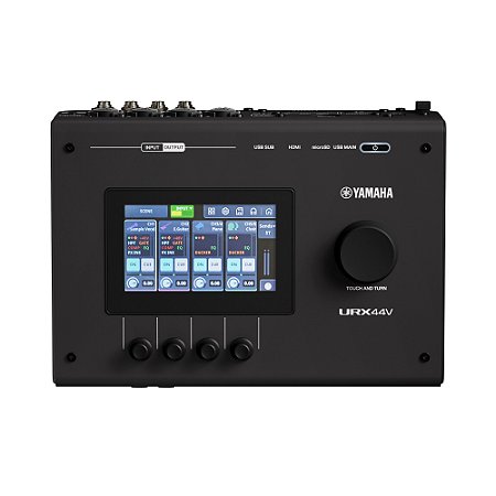 URX44V Yamaha Interface de Áudio com HDMI Preta Nova Lacrada Garantia 1 ano com Curso Cubase AI