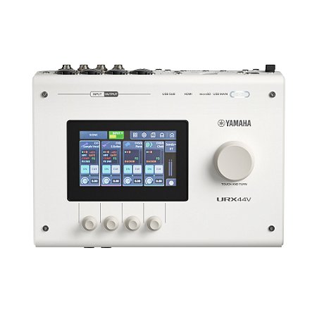 URX44V Yamaha Interface de Áudio com HDMI Branca Nova Lacrada Garantia 1 ano com Curso Cubase AI