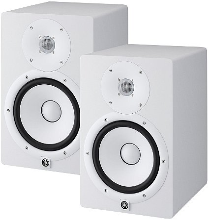 HS8 YAMAHA (Par) 110V  Monitores de Referencia Brancos originais, garantia 1 ano, novos, lacrados