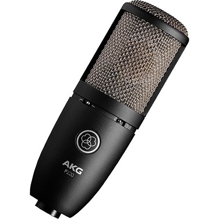 MICROFONE CONDENSADOR AKG P220 ORIGINAL 1 ANO DE GARANTIA