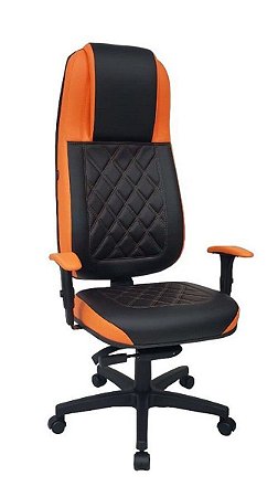 Cadeira Gamer para Home Office Linha Gamer Blenda Laranja