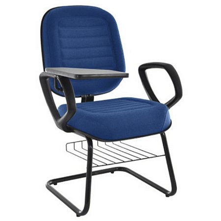 Cadeira Escolar Universitária com prancheta para Escolas e Faculdades Linha Blenda Azul