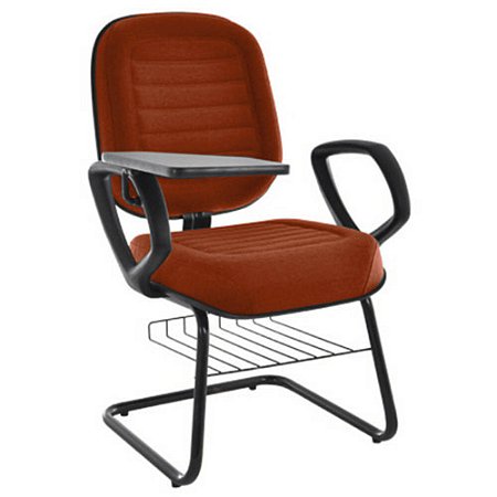 Cadeira Escolar Universitária com prancheta para Escolas e Faculdades Linha Blenda Vermelho