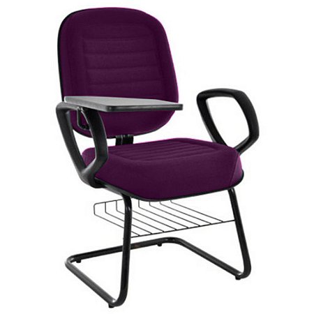 Cadeira Escolar Universitária com prancheta para Escolas e Faculdades Linha Blenda Roxo