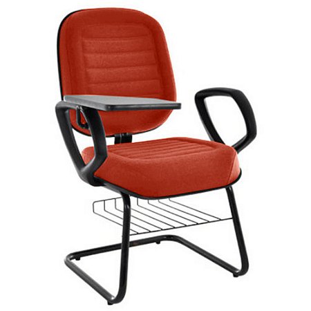 Cadeira Escolar Universitária com prancheta para Escolas e Faculdades Linha Blenda Vermelho