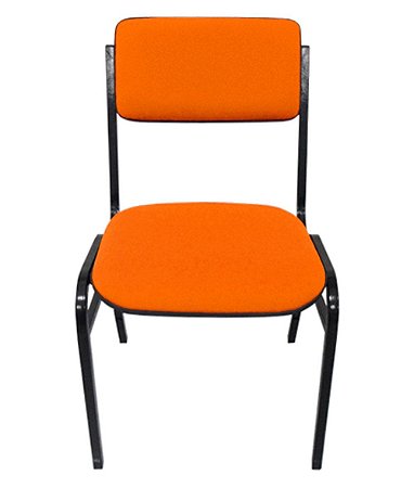 Cadeira Empilhável para Auditórios Linha Hotel Smart Laranja