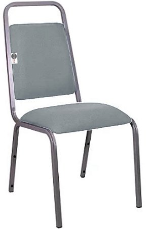 Cadeira Empilhável para Hotelaria Linha Hotel Fremon Cinza