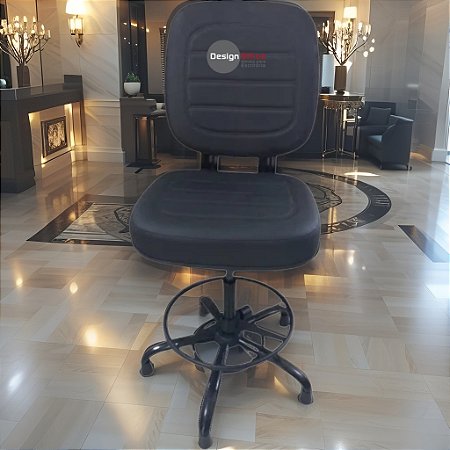 Cadeira Caixa Alta que Suporta até 250kg para Porteiros e Obesos, ideal para Portaria de Prédios e Condomínios