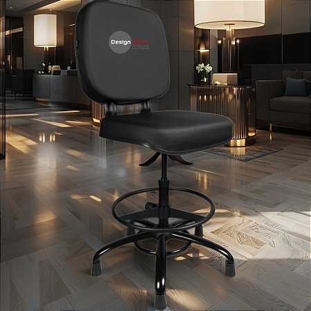 Cadeira Caixa Alta que Suporta até 250kg para Porteiros e Obesos, ideal para Portaria de Prédios e Condomínios