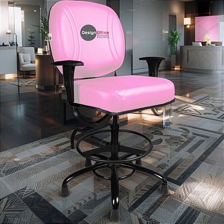 Cadeira Caixa Alta que Suporta até 250kg para Porteiros e Obesos, ideal para Portaria de Prédios e Condomínios