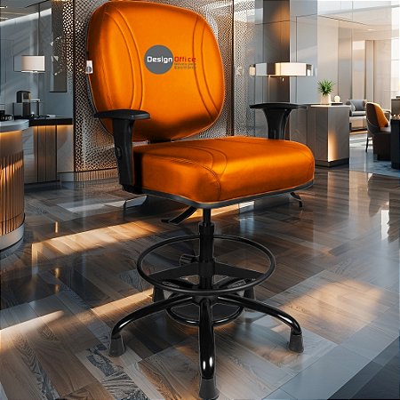 Cadeira Caixa Alta que Suporta até 250kg para Porteiros e Obesos, ideal para Portaria de Prédios e Condomínios