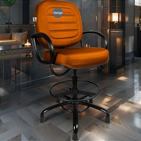 Cadeira Caixa Alta que Suporta até 250kg para Porteiros e Obesos, ideal para Portaria de Prédios e Condomínios