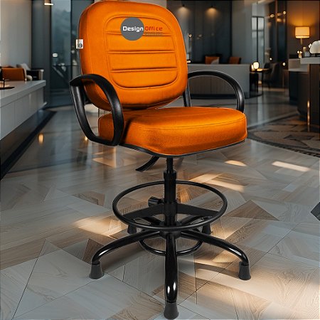 Cadeira Caixa Alta que Suporta até 250kg para Porteiros e Obesos, ideal para Portaria de Prédios e Condomínios