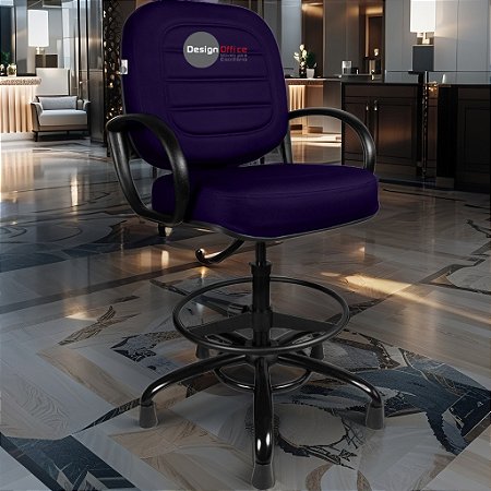 Cadeira Caixa Alta que Suporta até 250kg para Porteiros e Obesos, ideal para Portaria de Prédios e Condomínios