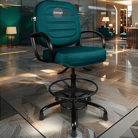 Cadeira Caixa Alta que Suporta até 250kg para Porteiros e Obesos, ideal para Portaria de Prédios e Condomínios