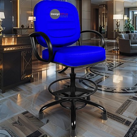 Cadeira Caixa Alta que Suporta até 250kg para Porteiros e Obesos, ideal para Portaria de Prédios e Condomínios